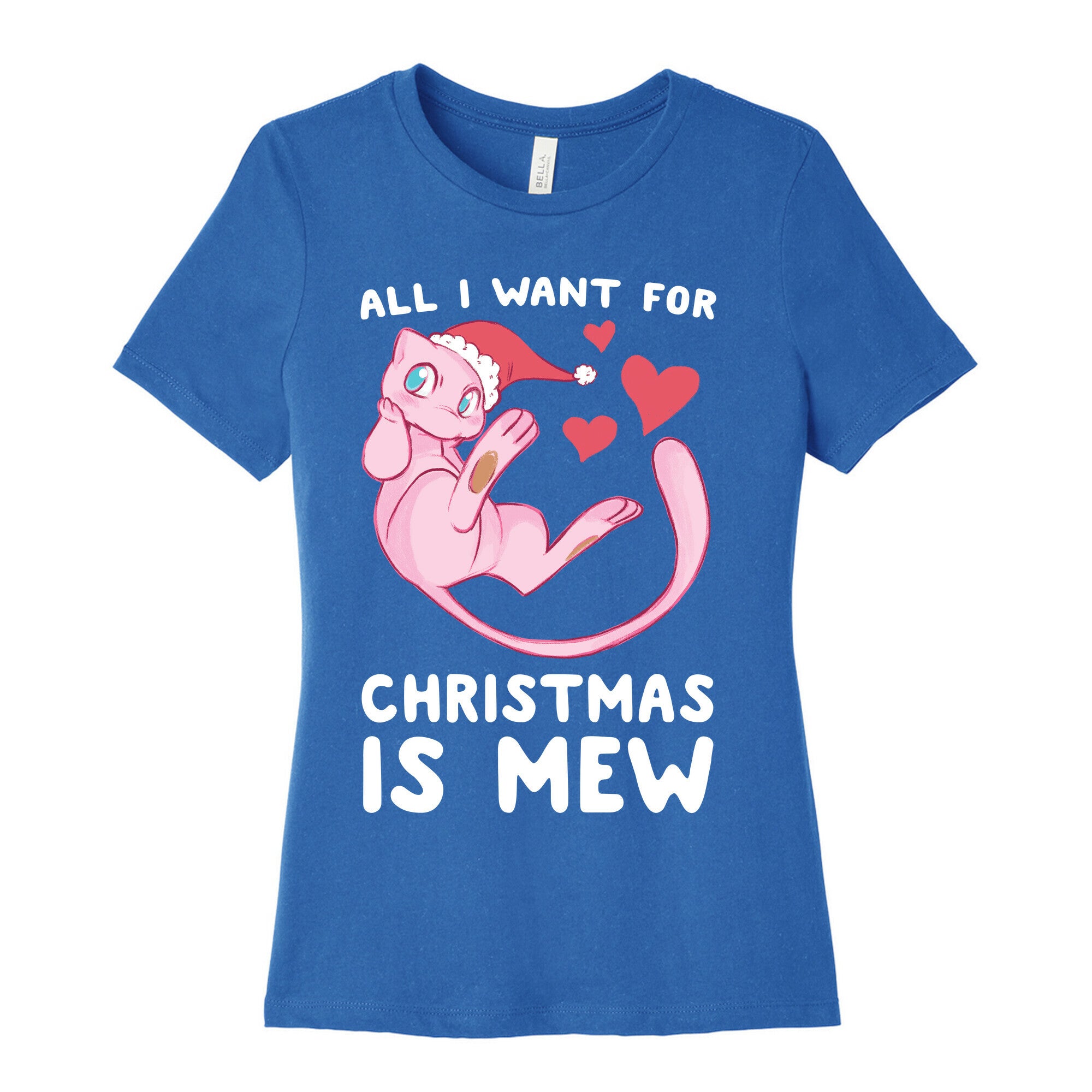 All I Want for Christmas is Mew Women's Cotton Tee